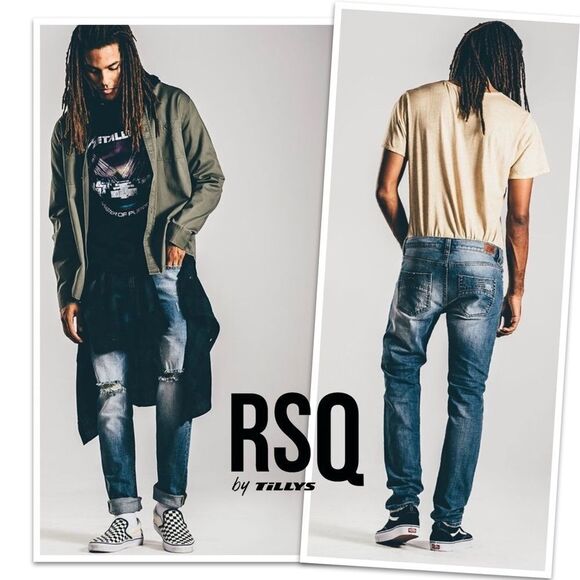 RSQ Men’s London Skinny Jeans - Picture 1 of 12